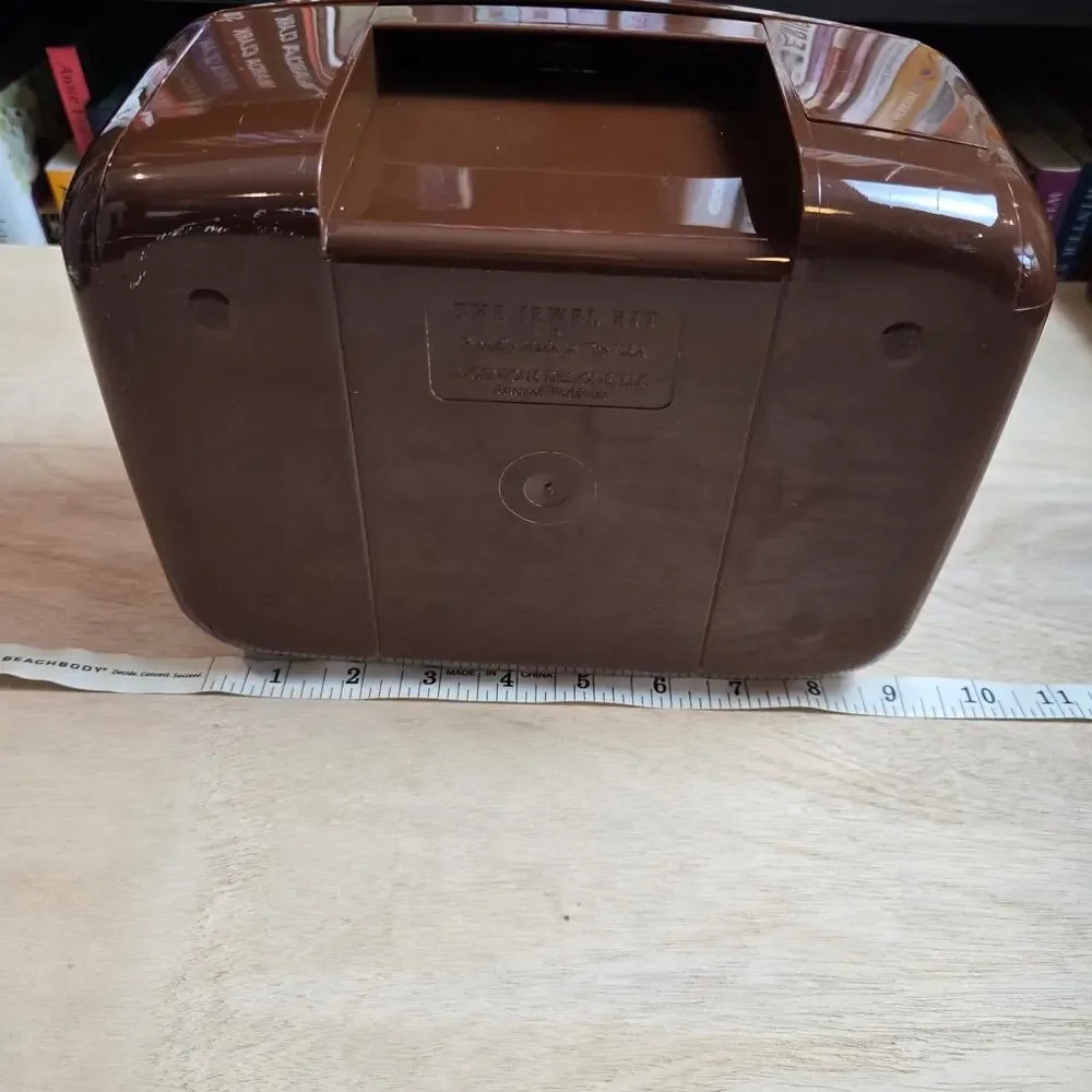 Vintage set The Jewel Kit MCM jewelry box and travel box brown